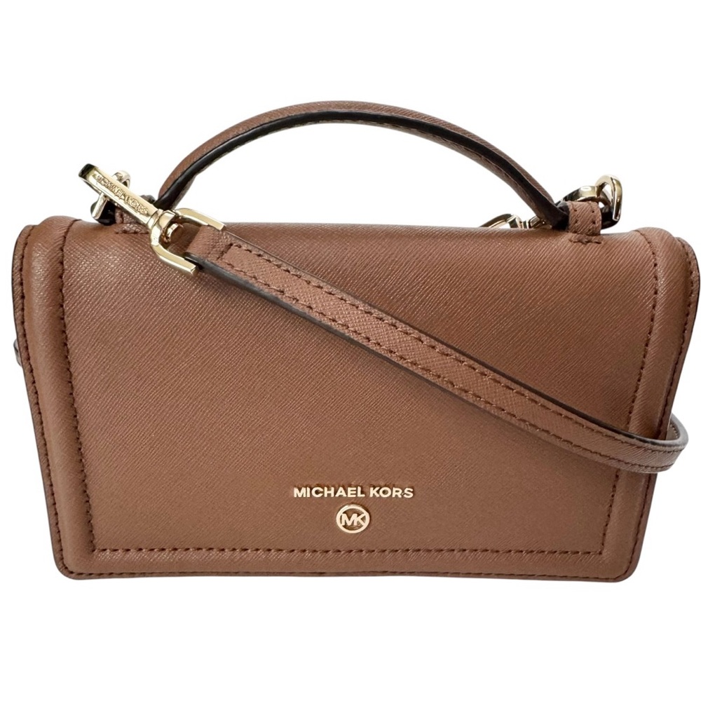 Michael Kors Jet Set Small Crossgrain Leather Smartphone Crossbody - Picture 6 of 16